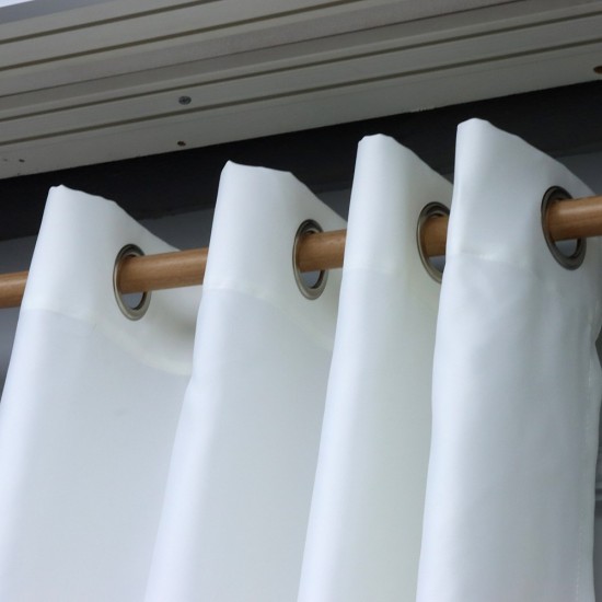 Saten Güneşlik 140x260 cm Wholesale Rustic Sewn Background Curtain Living and Bedroom Curtains 2 Models 100% Polyester